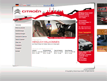 Tablet Screenshot of citroen-hesse.de